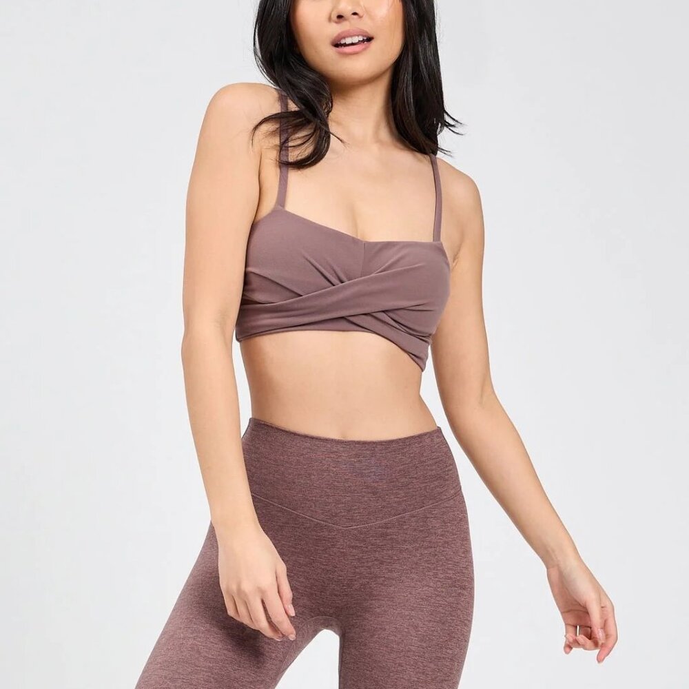 Buffbunny Ivy Wrap Sprots Bra - Mocha Berry - Size M